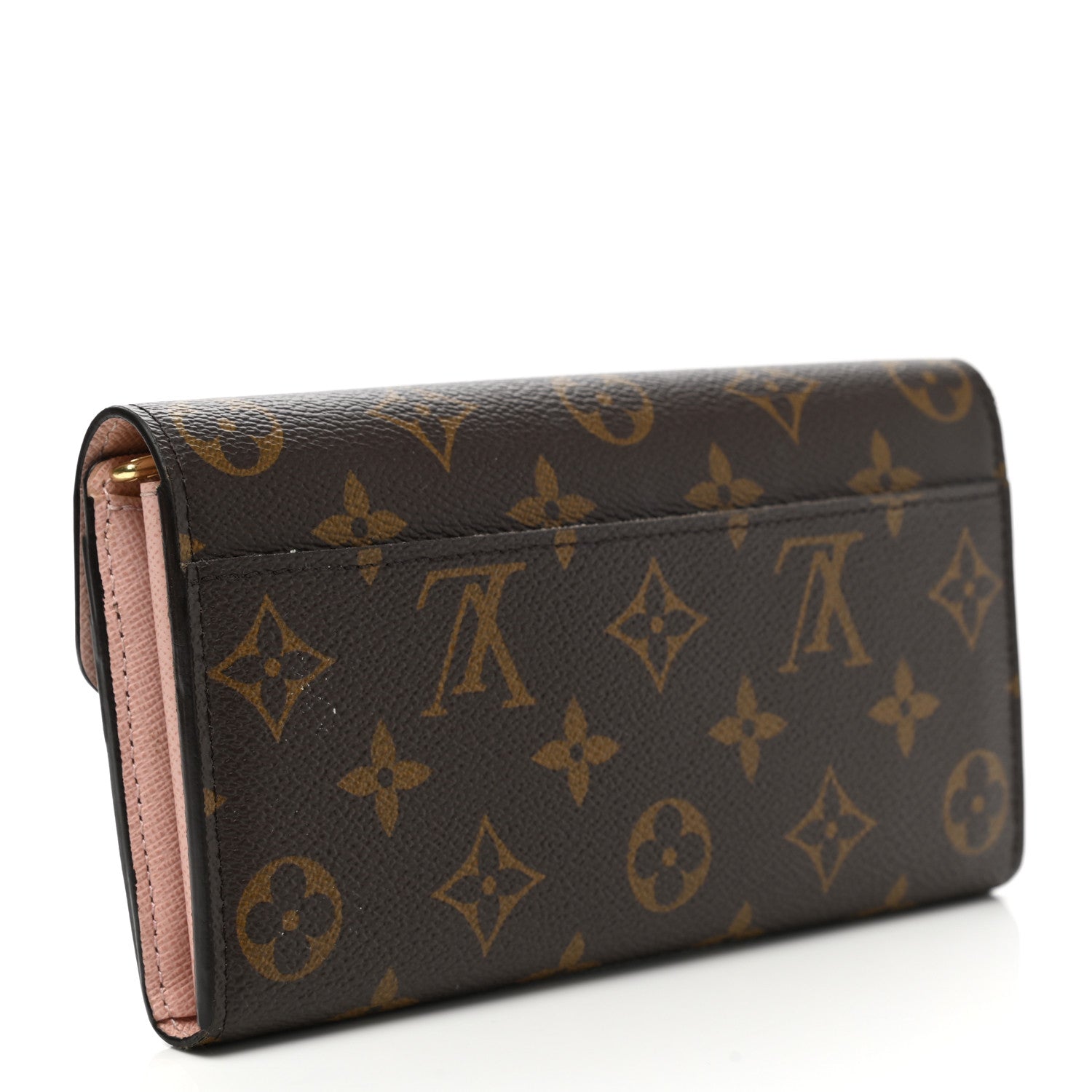 Louis Vuitton Monogram Sarah Wallet NM Rose Ballerine 3 of 13
