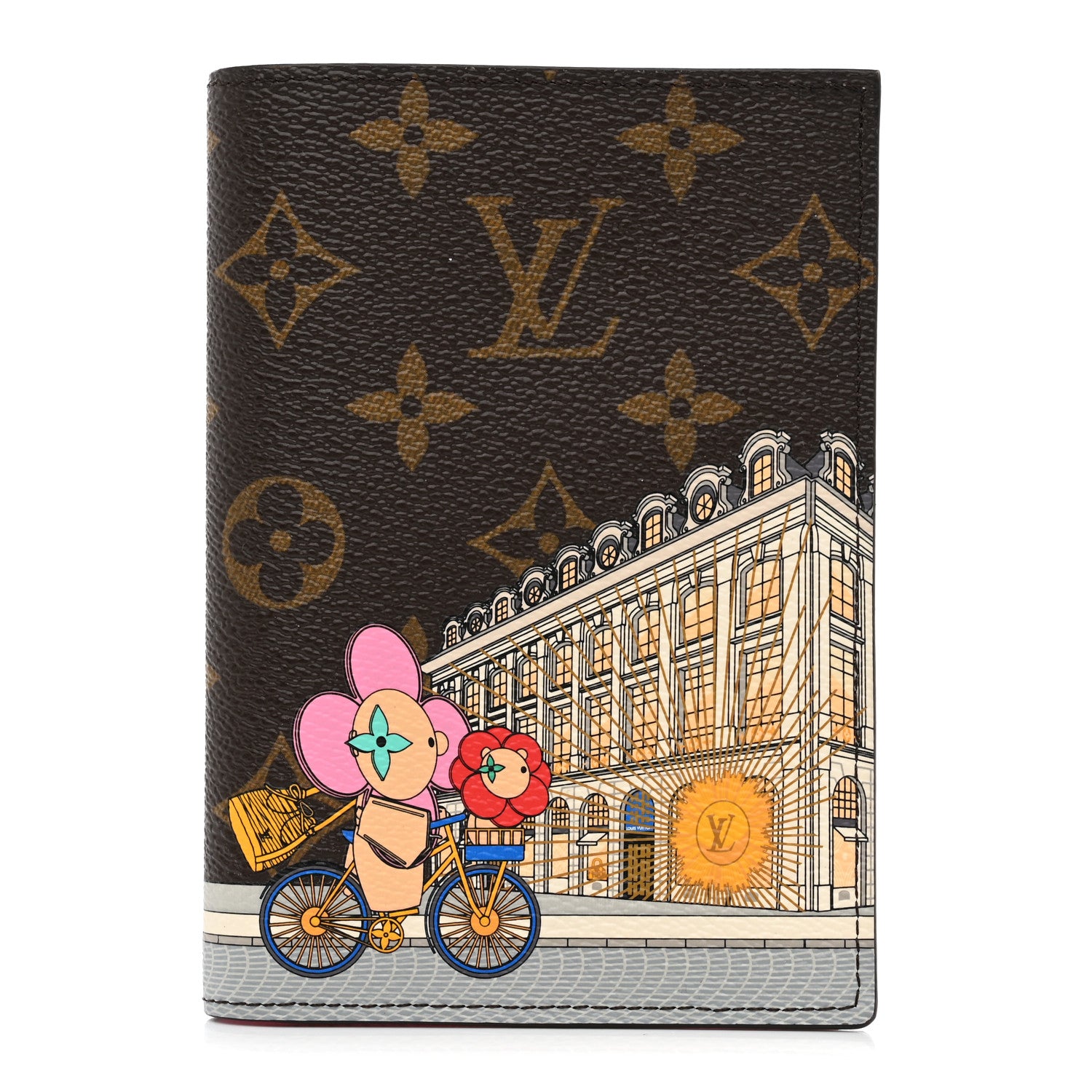 Louis Vuitton Monogram 2022 Christmas Animation Paris Passport Cover Pink 1 of 7