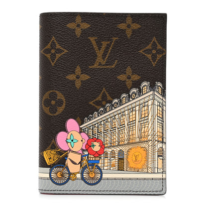 Louis Vuitton Monogram 2022 Christmas Animation Paris Passport Cover Pink 1 of 7