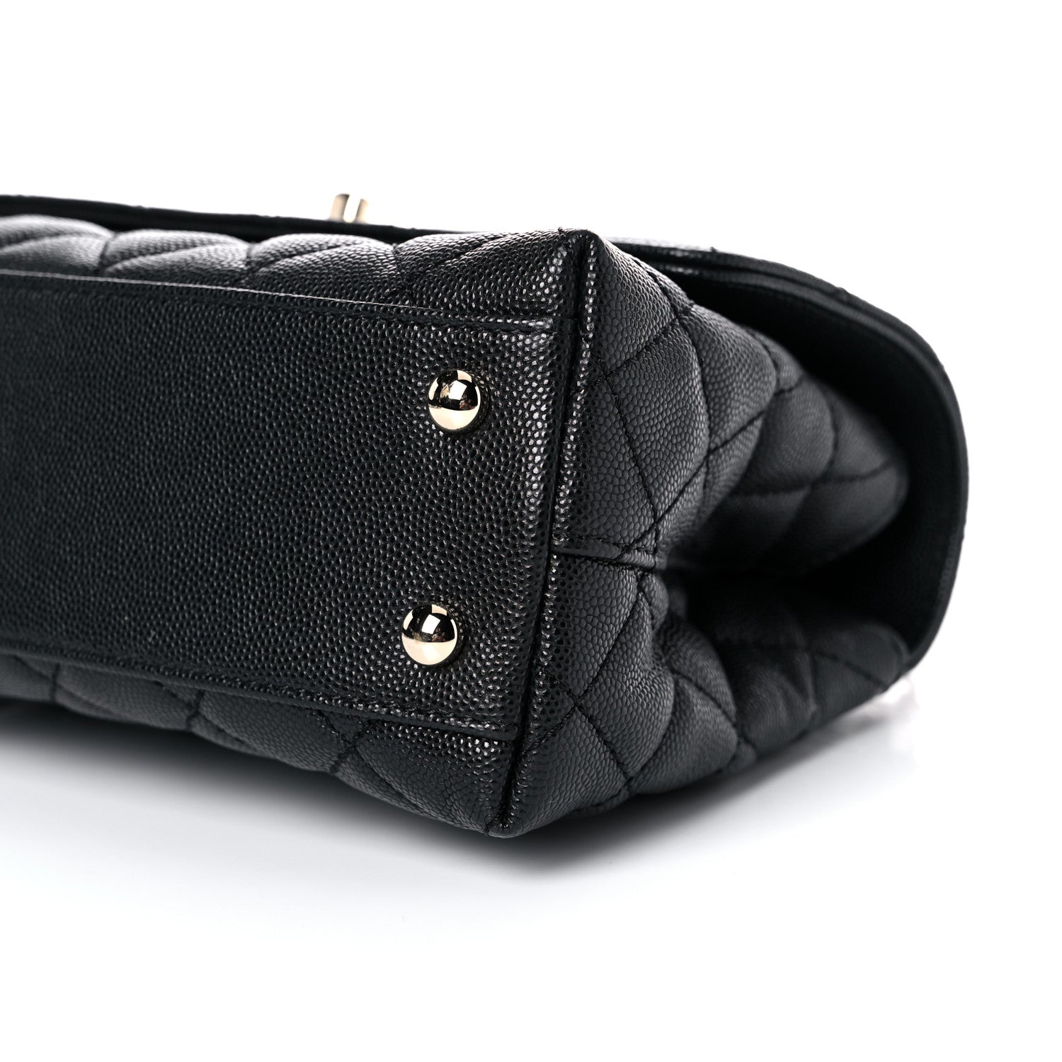 Chanel Caviar Quilted Mini Coco Handle Flap Black 9 of 10
