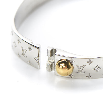 Louis Vuitton Palladium Monogram Nanogram Cuff S 4 of 7
