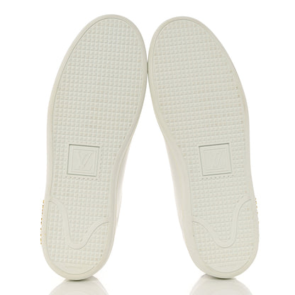 Louis Vuitton Calfskin Calf Hair Monogram Giant Jungle Frontrow Sneakers 41 White 5 of 9