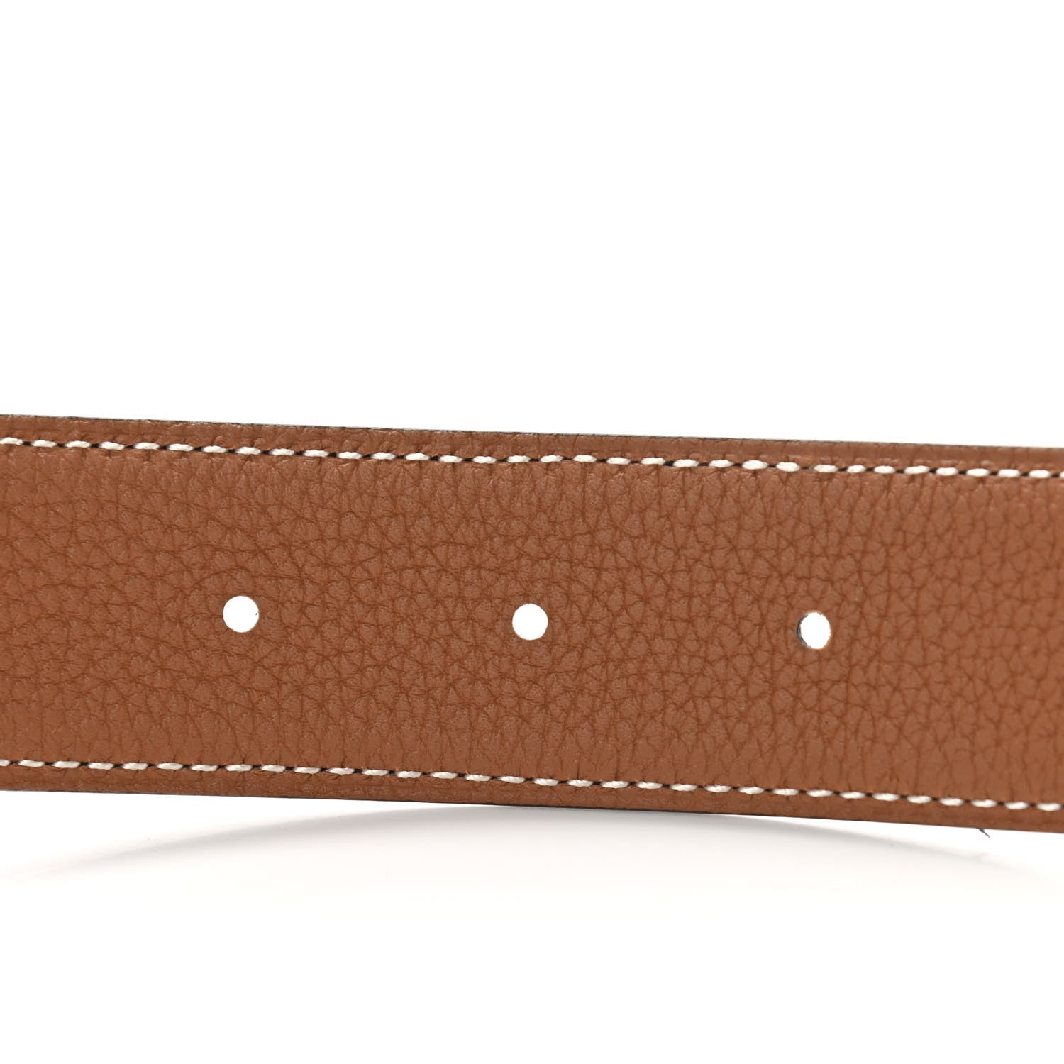 Hermes Box Togo 32mm Au Carre H Belt 95 Black Gold 4 of 7