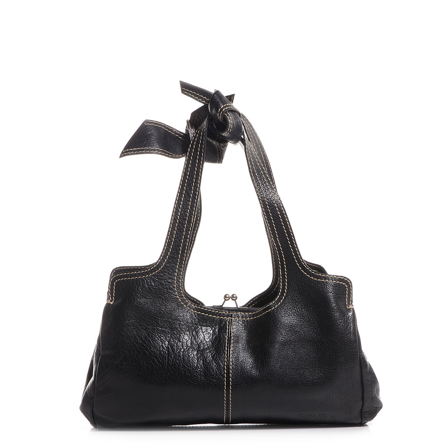 Buffalo Leather Tote Nero Black