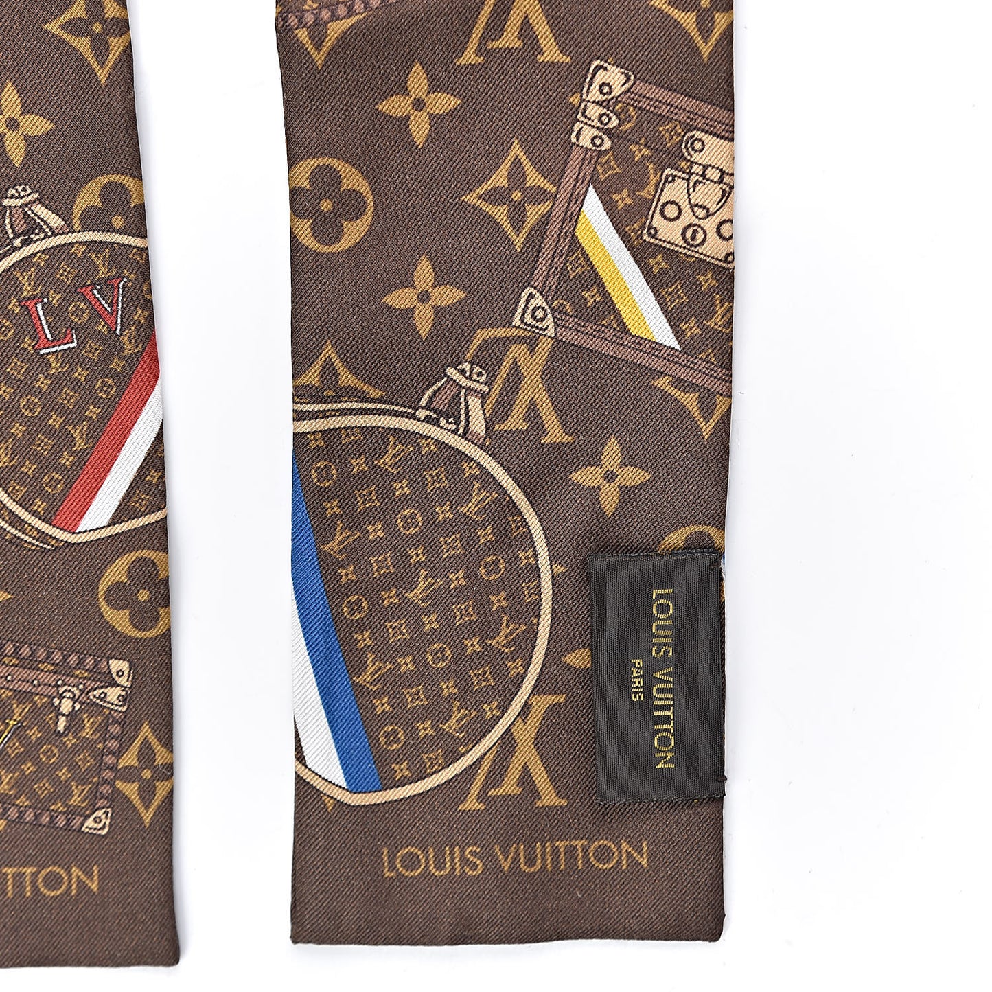 Silk Monogram Trunks Bandeau