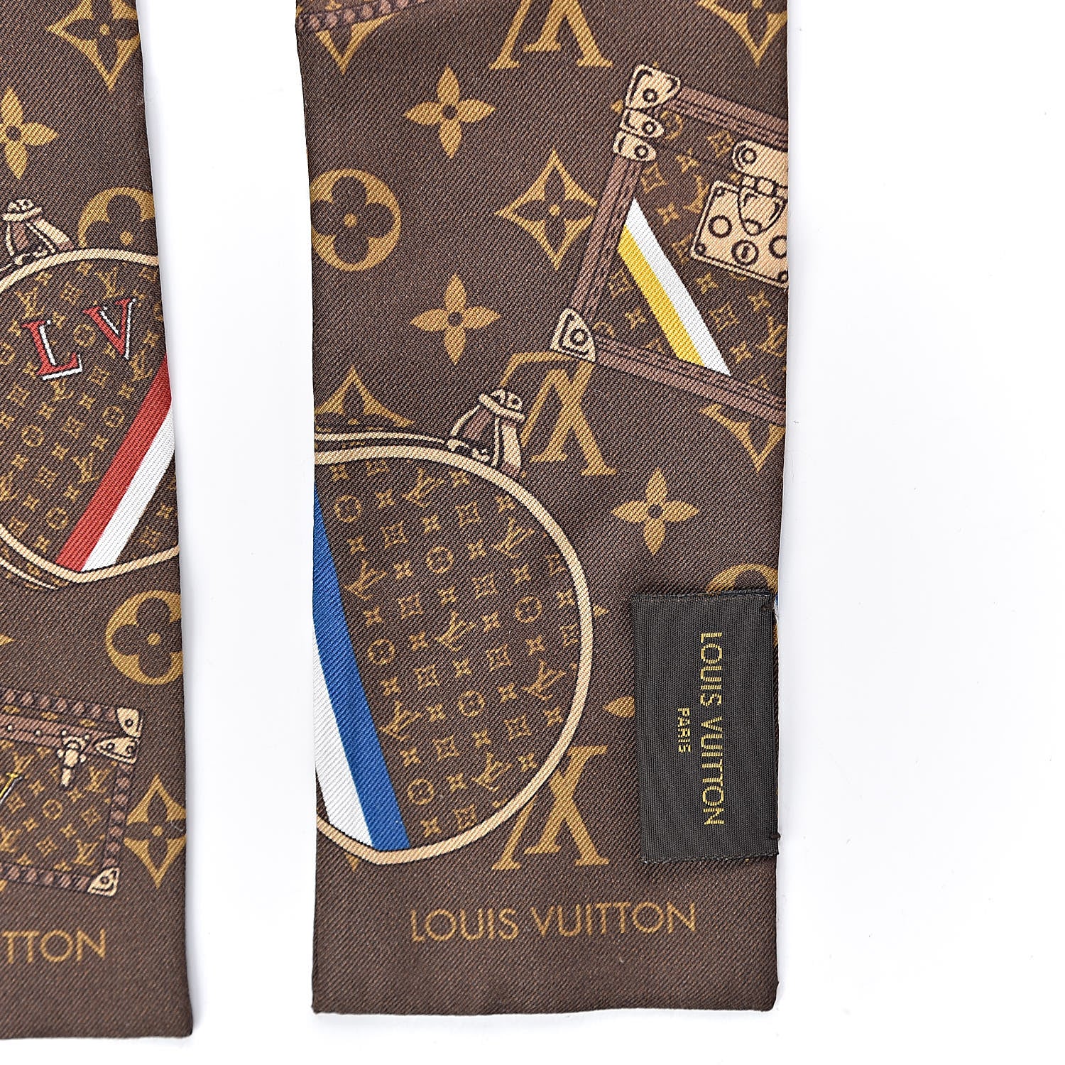 Louis Vuitton Silk Monogram Trunks Bandeau 6 of 6