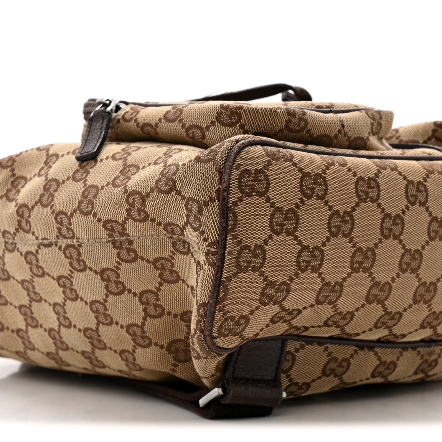 Gucci Monogram Backpack Dark Brown 9 of 15