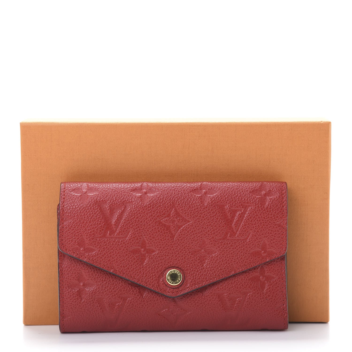 Louis Vuitton Empreinte Compact Curieuse Wallet Cherry 9 of 9