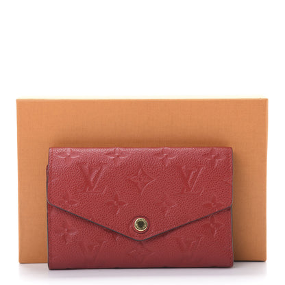 Louis Vuitton Empreinte Compact Curieuse Wallet Cherry 9 of 9