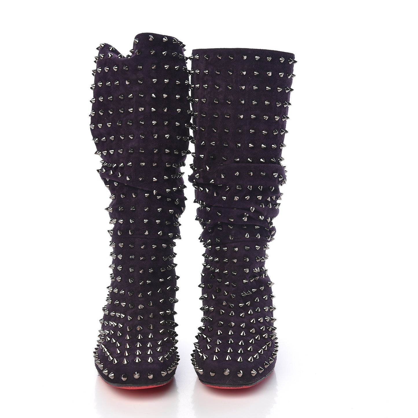 Veau Velours London Bridge Boots 40.5 Eclipse Gun Metal