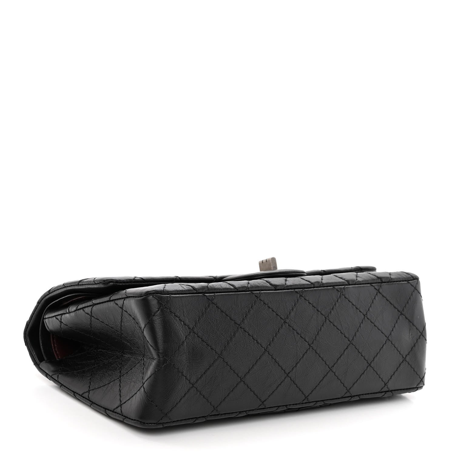Chanel Aged Calfskin Quilted 2.55 Reissue 225 Flap Black 4 of 9
