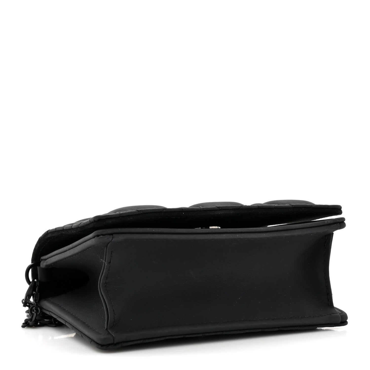 Christian Dior Ultra Matte Calfskin Cannage Mini Waist Pouch on Chain Black 4 of 11