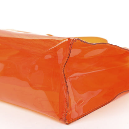 Hermes Vinyl Souvenir De L'Exposition Kelly Orange 6 of 12