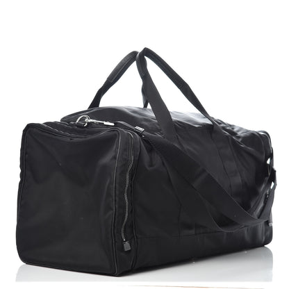 Prada Tessuto Nylon Saffiano Viaggio Duffle Black 3 of 12