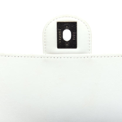 Chanel Lambskin Quilted Medium Crossing Times Flap Dark White 9 of 13