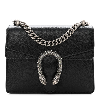 Gucci Calfskin Mini Dionysus Shoulder Bag Black 1 of 9