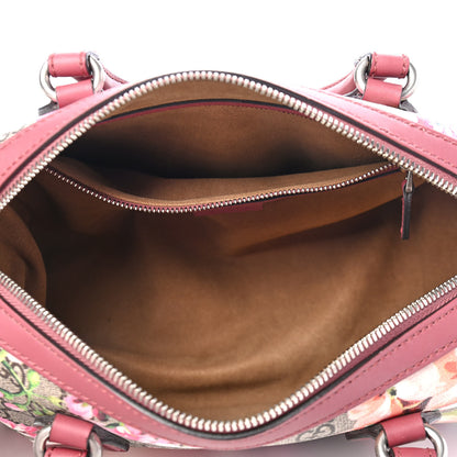 Gucci GG Supreme Monogram Blooms Small Boston Beige Multicolor Dry Rose 6 of 8