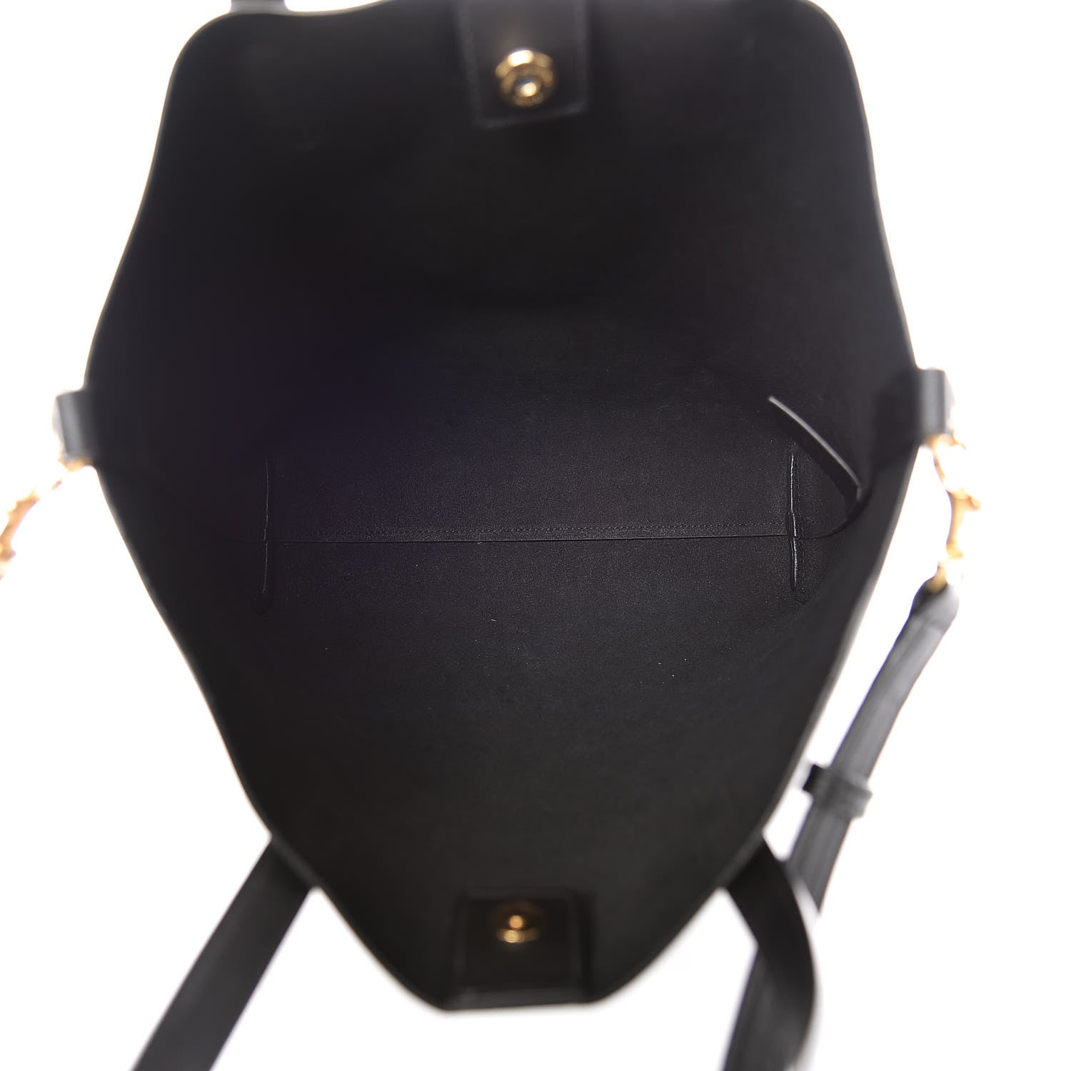 Saint Laurent Calfskin Toy Shopping Tote Black 7 of 10