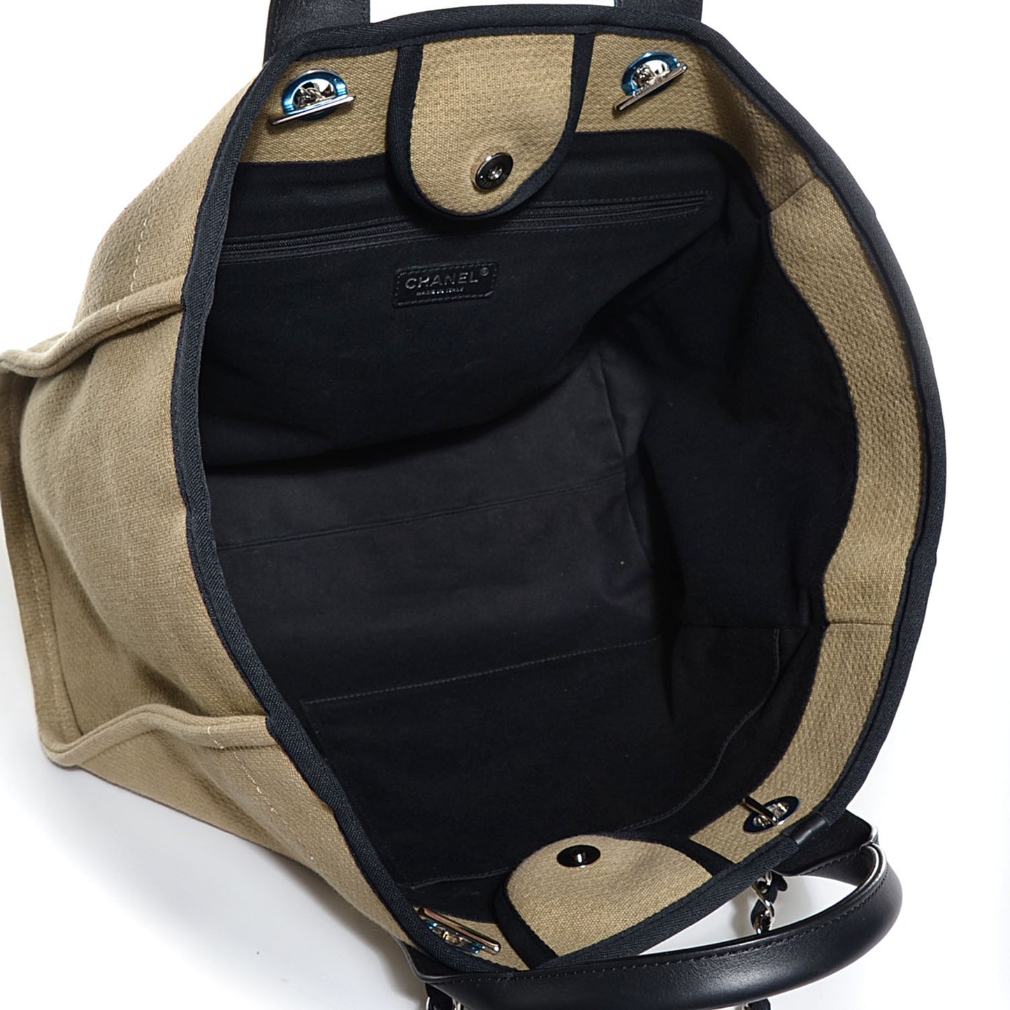 Canvas Large Deauville Tote Ecru
