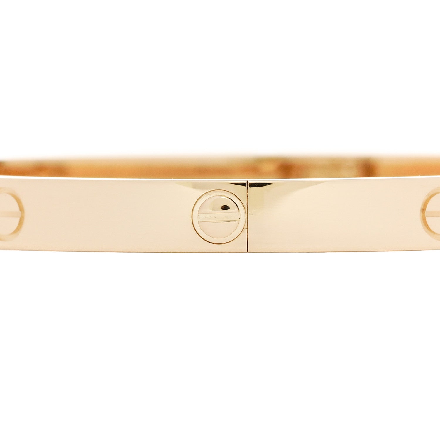 Cartier 18K Yellow Gold Medium LOVE Bracelet 18 4 of 8