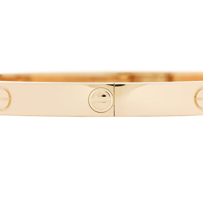 Cartier 18K Yellow Gold Medium LOVE Bracelet 18 4 of 8