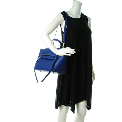 Celine Grained Calfskin Mini Belt Bag Cobalt 2 of 7
