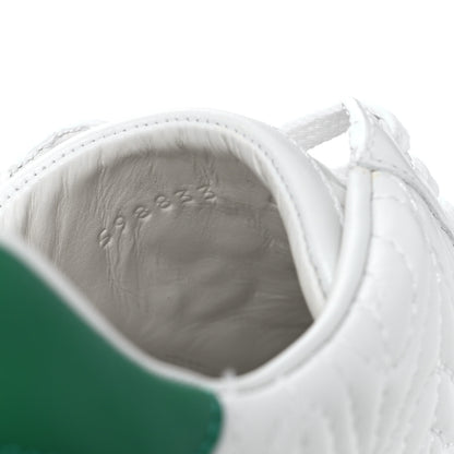 Gucci Nappa G Rhombus Mens Ace Sneakers 6.5 Great White Green 8 of 8