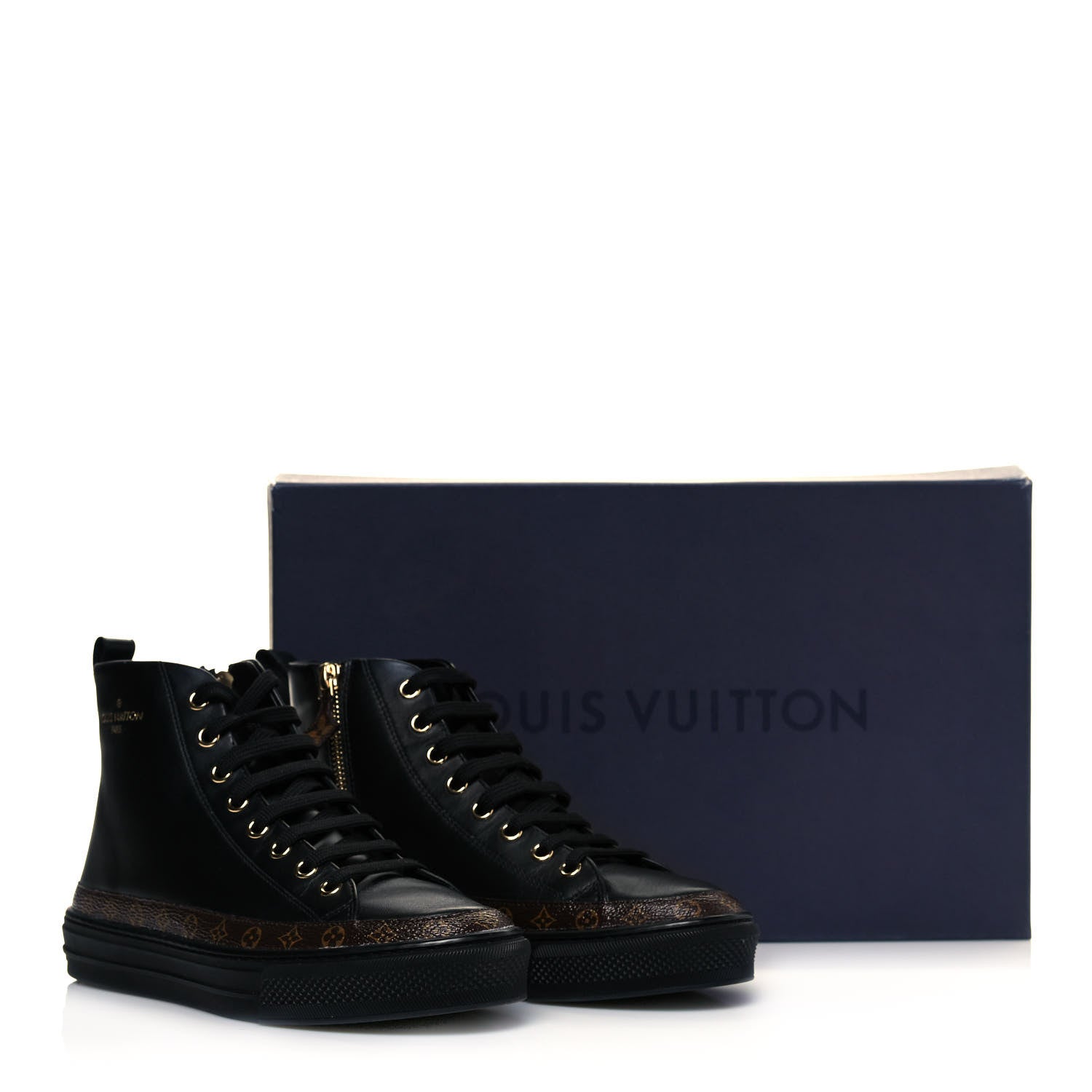 Louis Vuitton Monogram Stellar Sneaker Boots 35 Black 6 of 6
