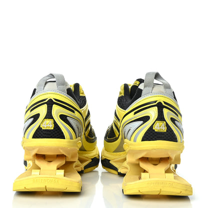 Balenciaga Mesh Rubber Mens X-Pander Sneakers 44 Yellow Grey Black 5 of 8