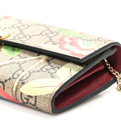 Gucci GG Supreme Monogram Tian Padlock Continental Chain Wallet Beige Multicolor 11 of 11
