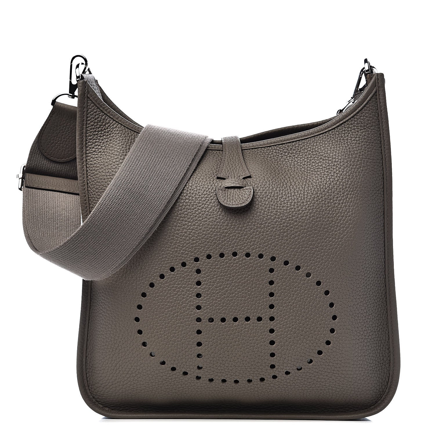 Hermes Taurillon Clemence Evelyne III PM Etain 1 of 11