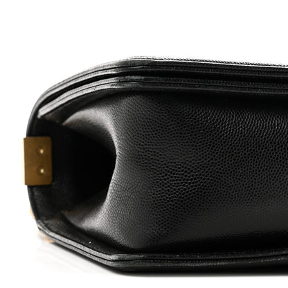 Chanel Caviar Quilted Medium Boy Flap Black 9 of 11