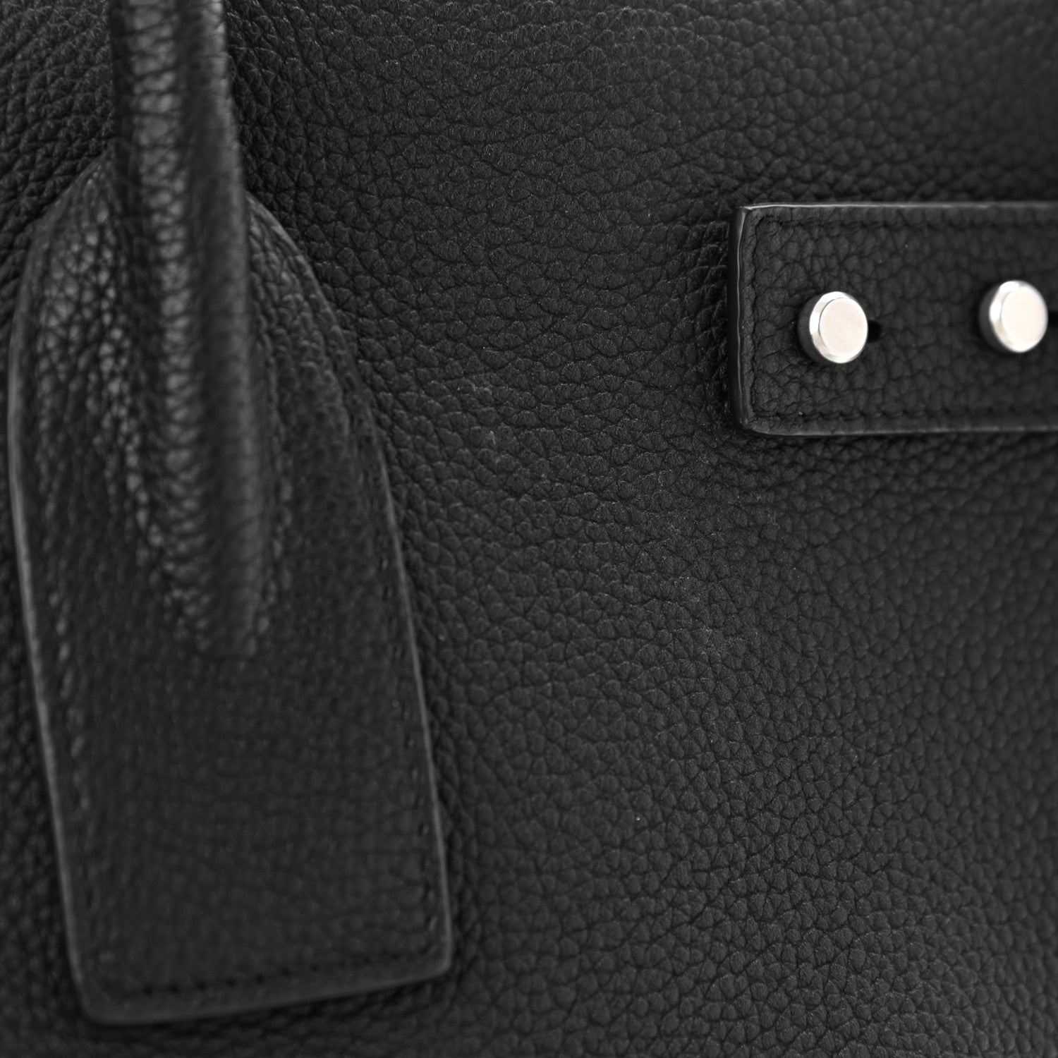 Saint Laurent Grained Calfskin Large Souple Sac De Jour Black 13 of 14