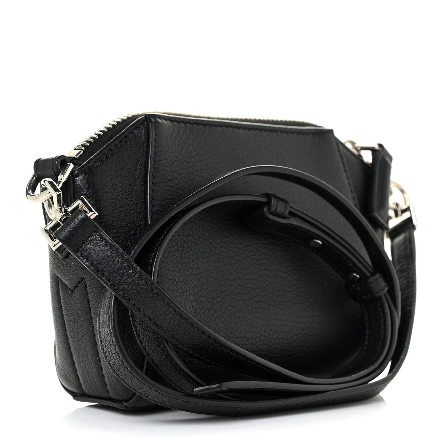 Sugar Goatskin Nano Antigona Black