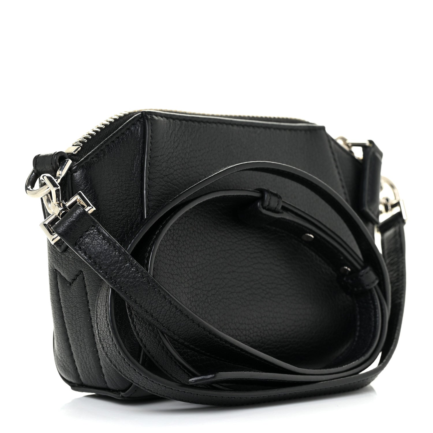 Givenchy Sugar Goatskin Nano Antigona Black 3 of 10