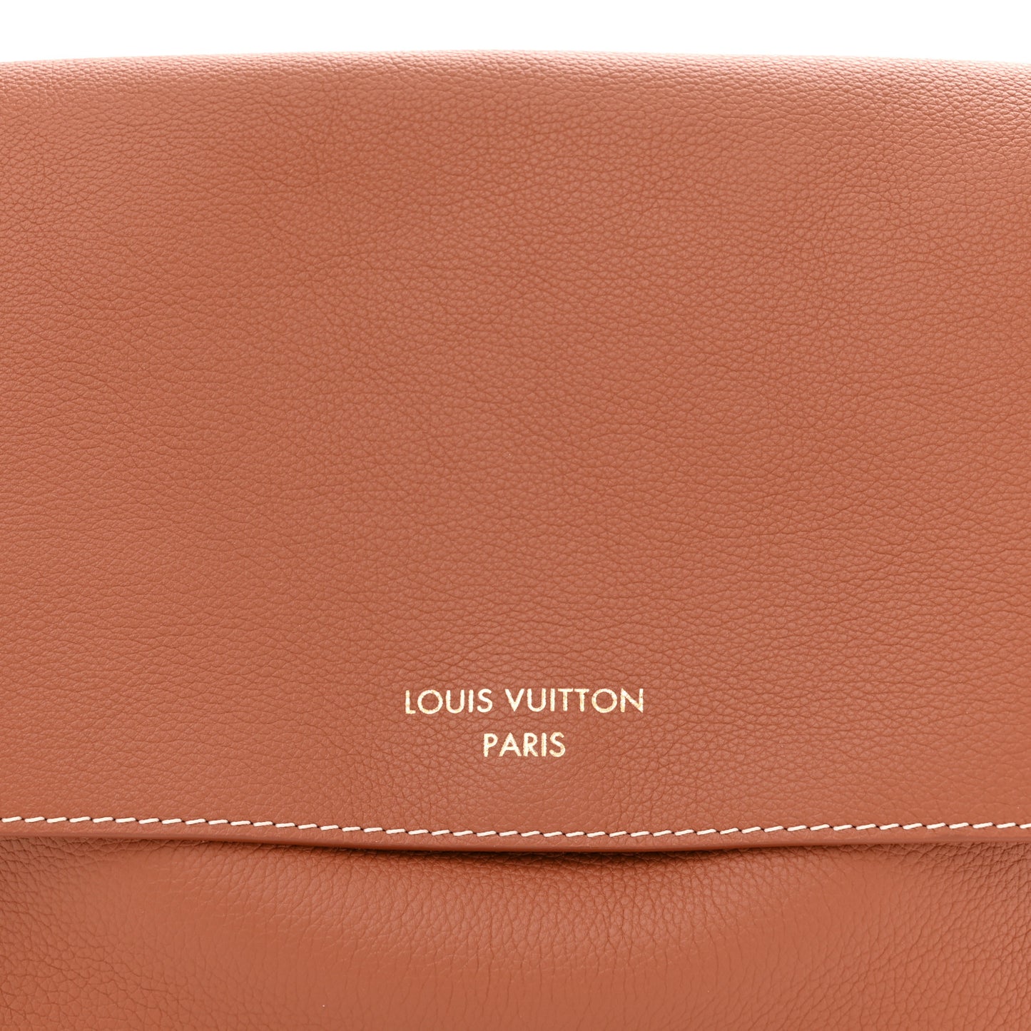 Grained Calfskin Low Key Messenger Cognac