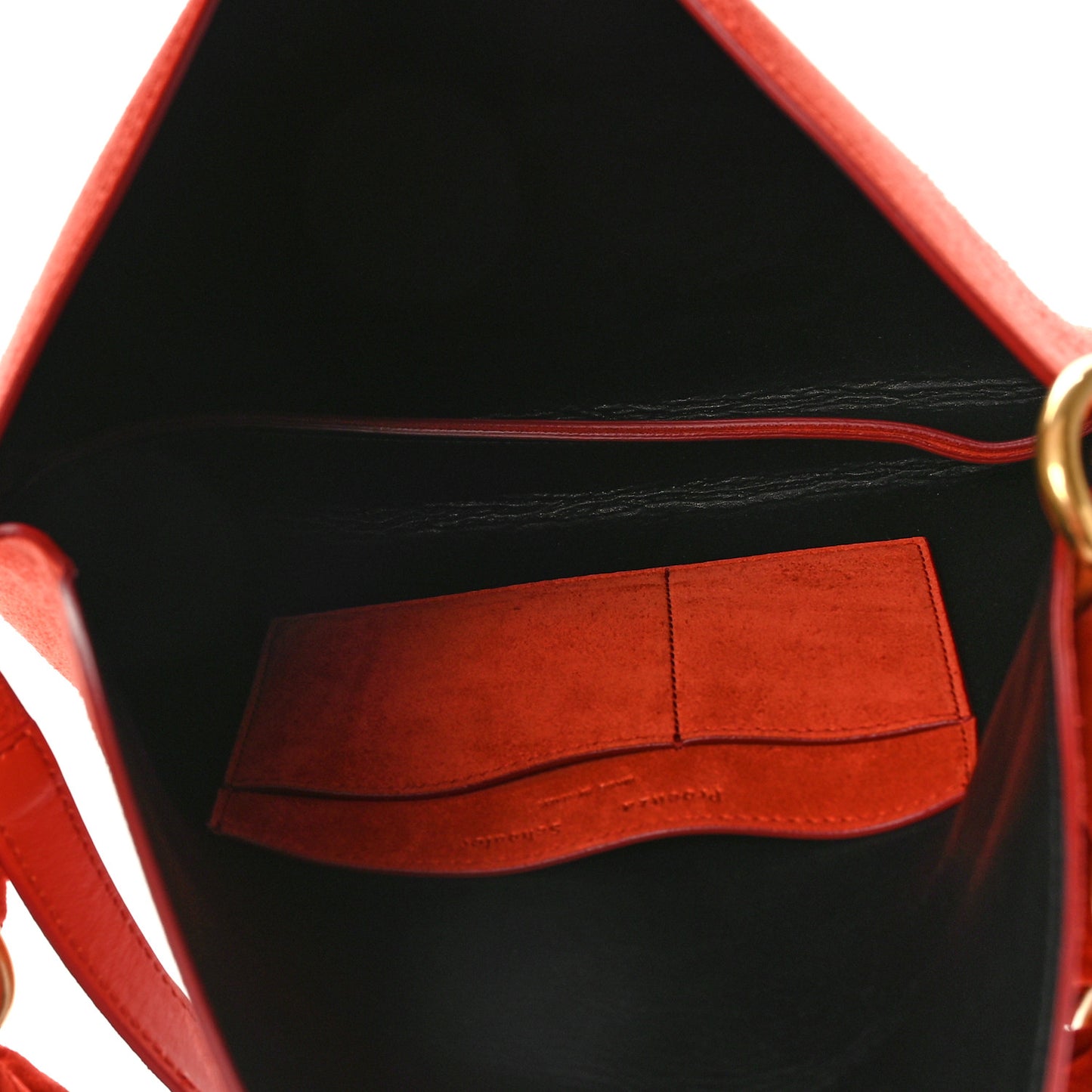 Suede Braid Bag Tomato