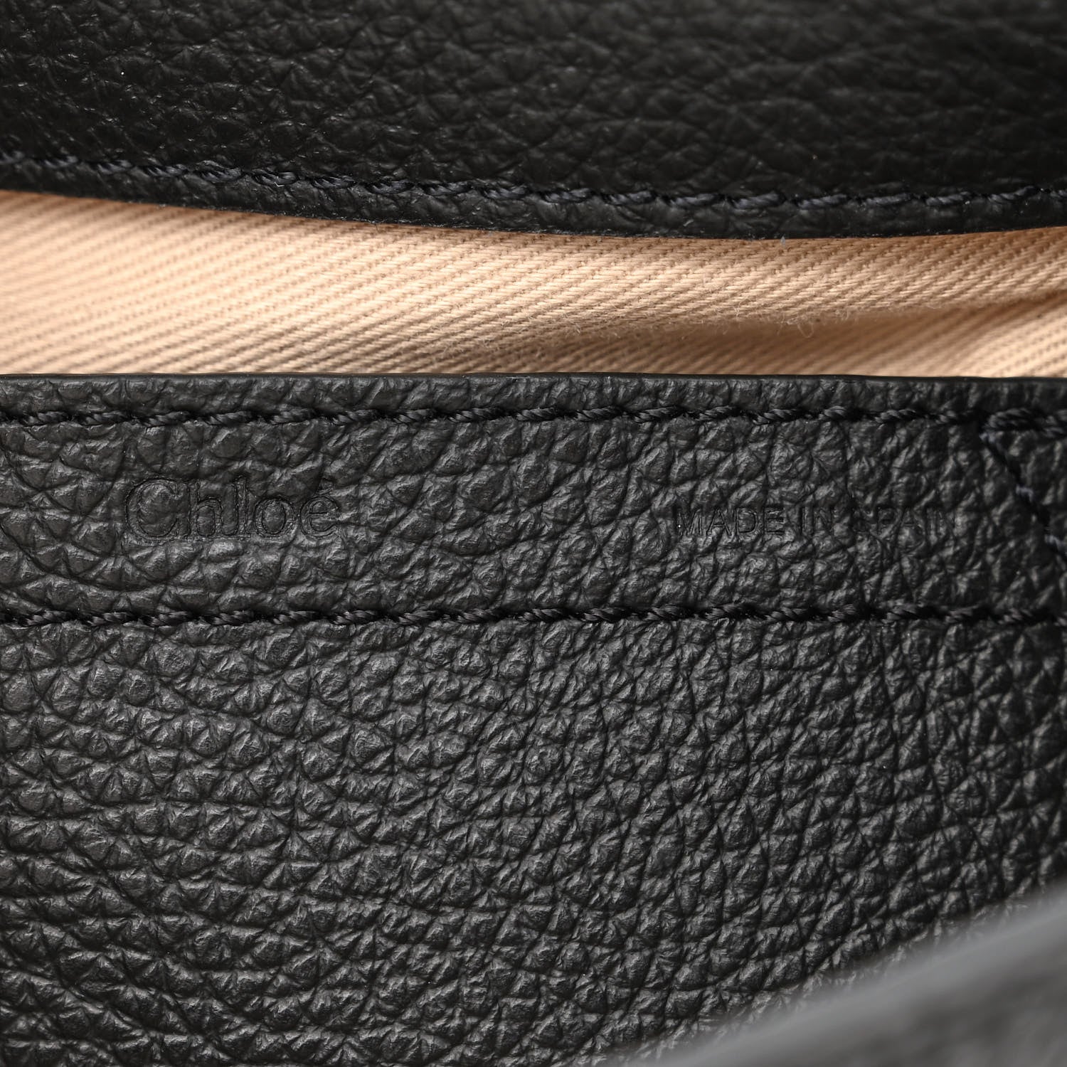 Chloe Calfskin Mini Marcie Round Crossbody Bag Black 6 of 10