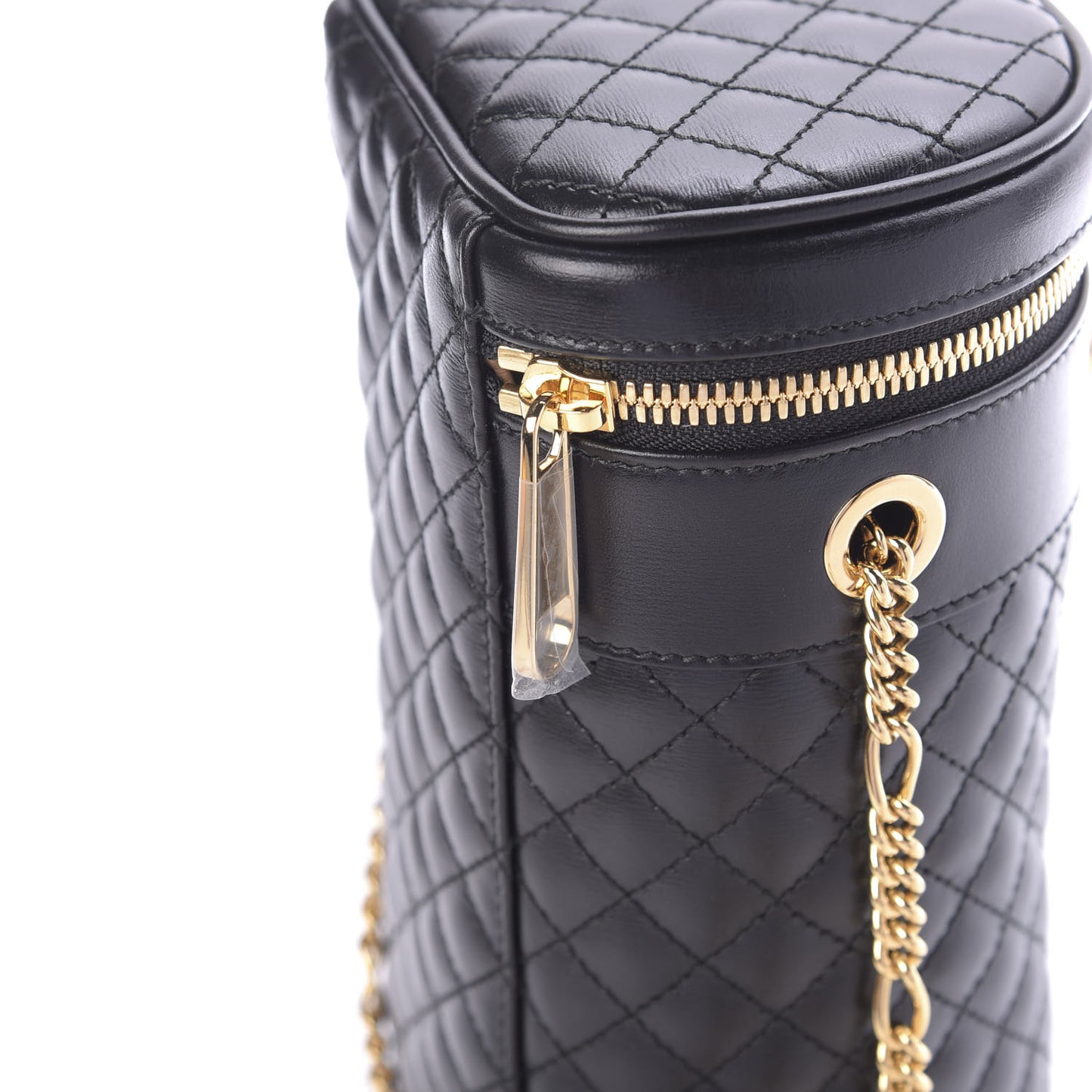 Calfskin Trapuntata Zumi Belt Bag Black