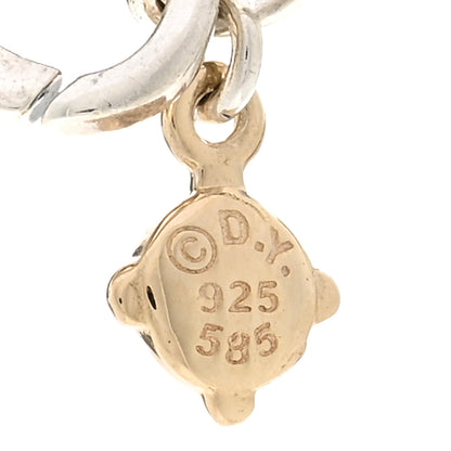 David Yurman Sterling Silver 14K Yellow Gold 1.7mm Baby Box Chain Necklace 16" 4 of 4