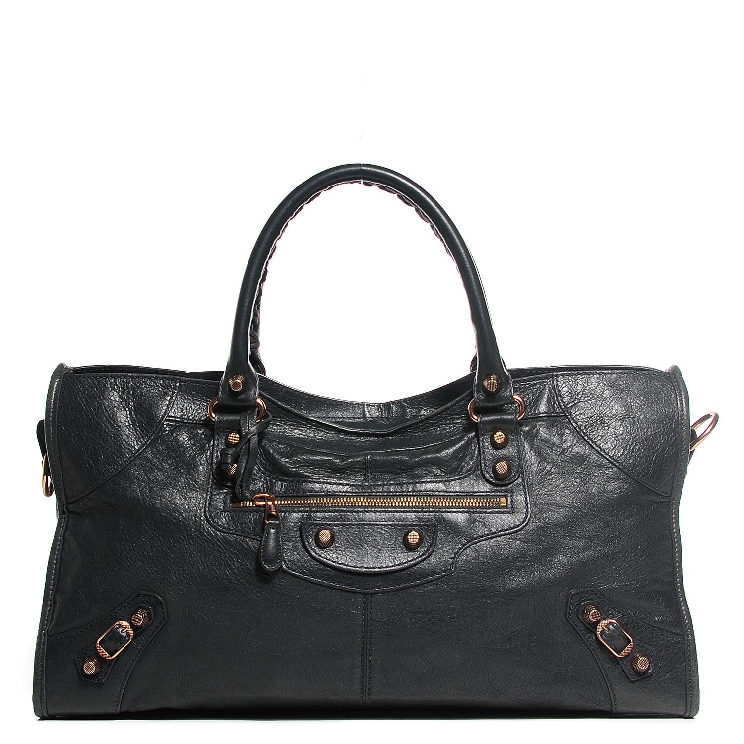 Balenciaga Agneau Giant 12 Rose Gold Hardware Part Time Anthracite 1 of 13
