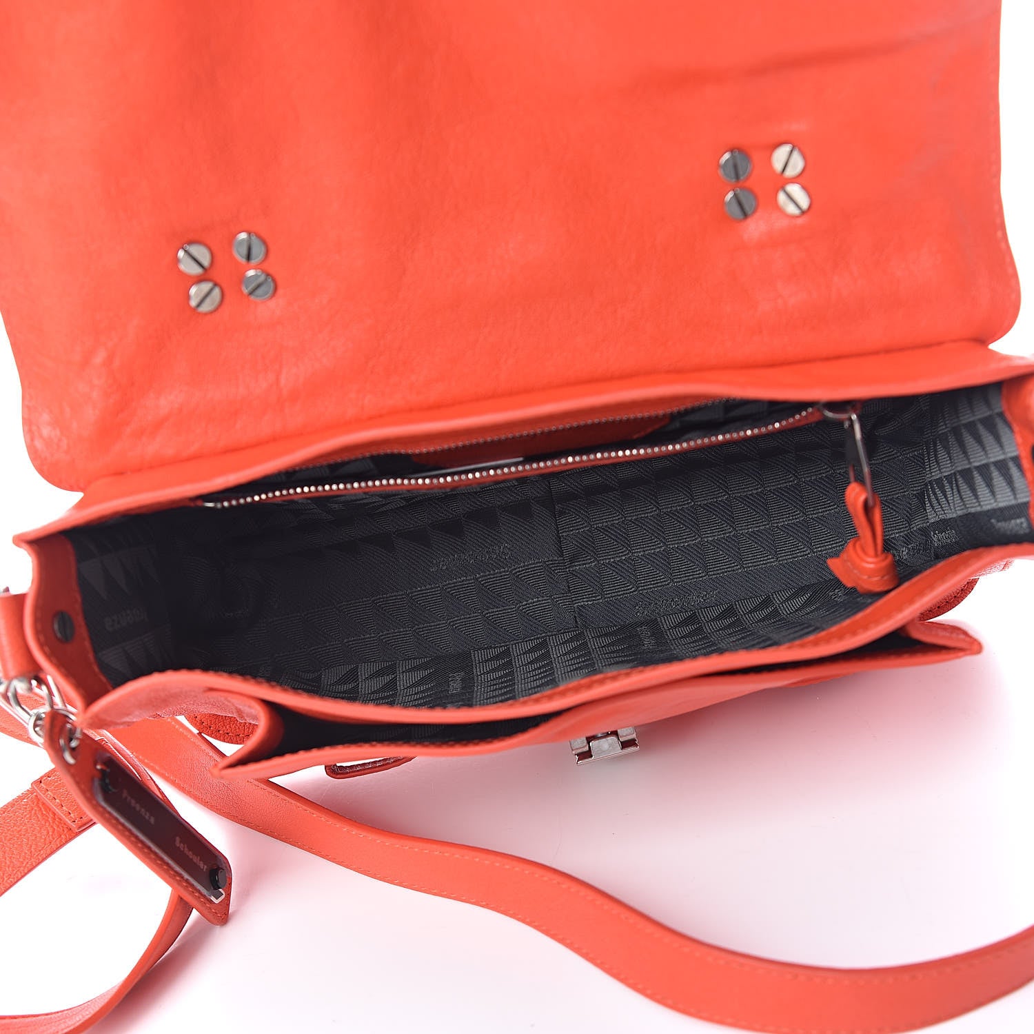 Proenza Schouler Lambskin Tiny PS1 Satchel Orange Pepper 5 of 13