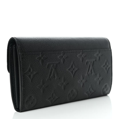 Louis Vuitton Empreinte Sarah Wallet NM Black 2 of 5