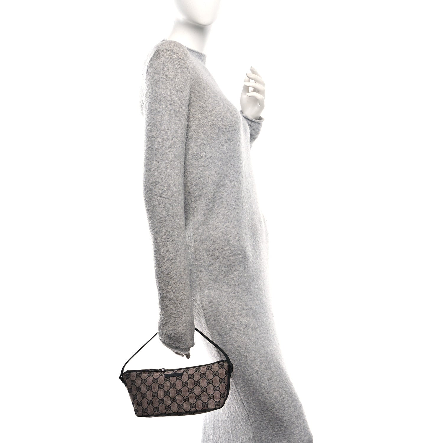 Gucci Monogram Boat Pochette Black 2 of 10