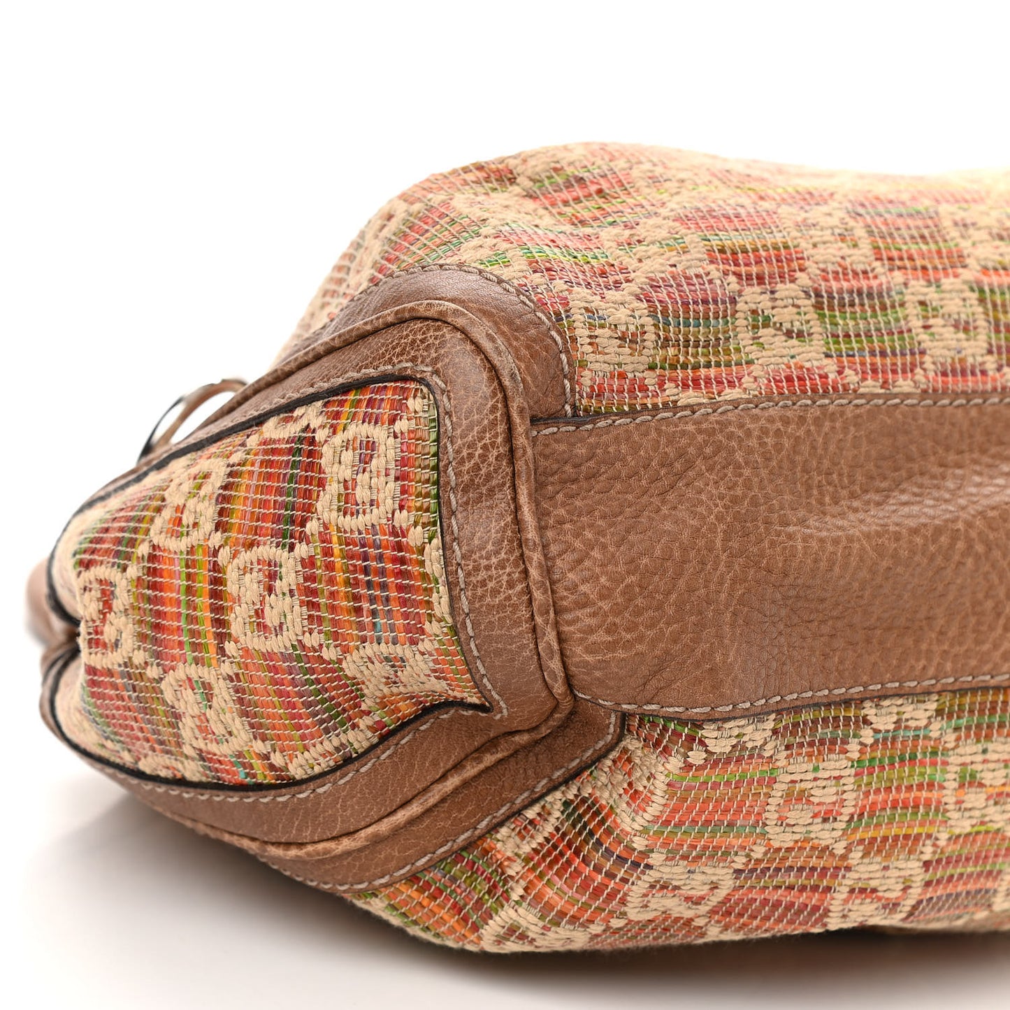 Monogram Sunset Raffia Medium Sukey Brown