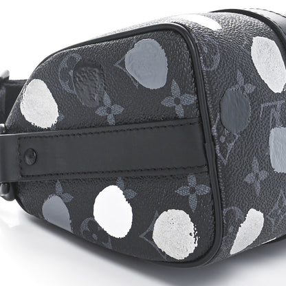 Louis Vuitton LV X YK Monogram Eclipse Keepall Bandouliere 25 Black Silver 8 of 10
