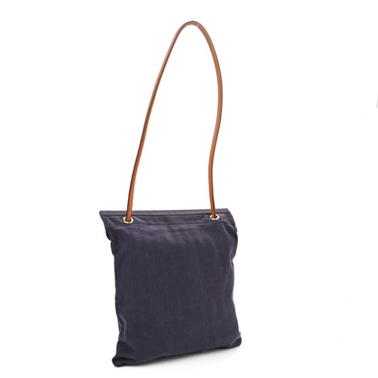 Hermes Canvas Swift Aline Grooming Bag Navy 3 of 11