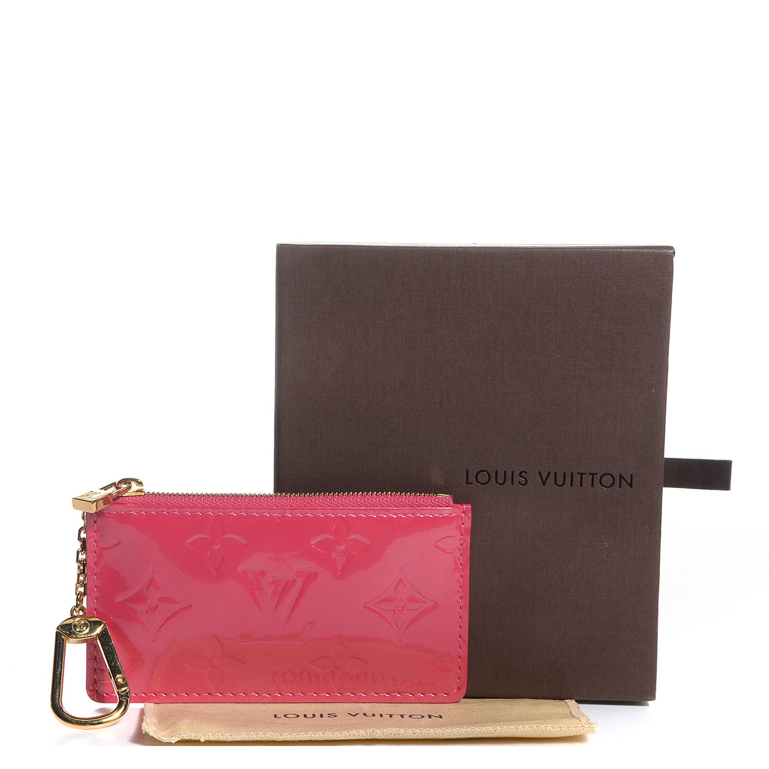 Louis Vuitton Vernis Key Pouch Framboise 5 of 8