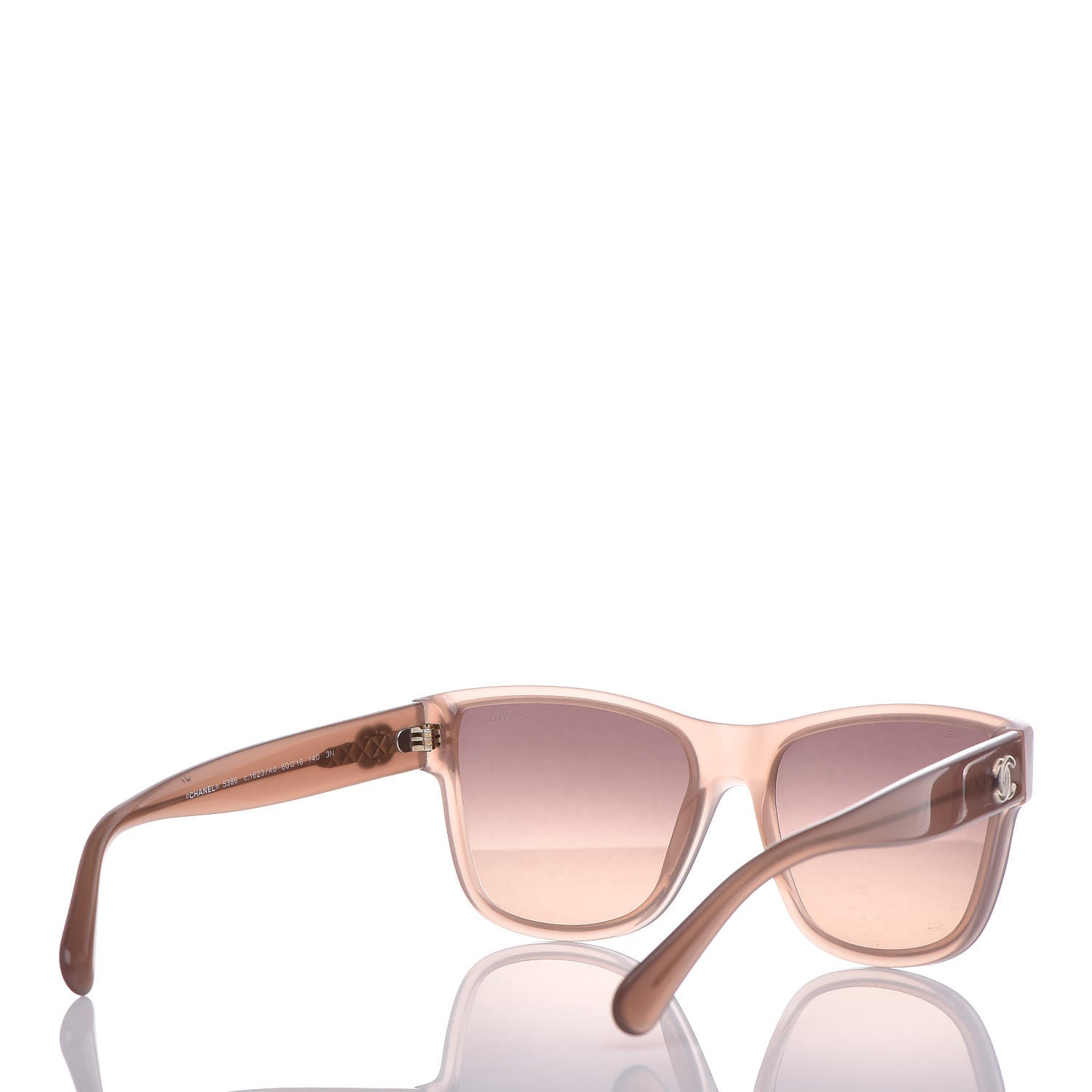 Chanel Acetate Butterfly CC Sunglasses 5386 Brown 4 of 7