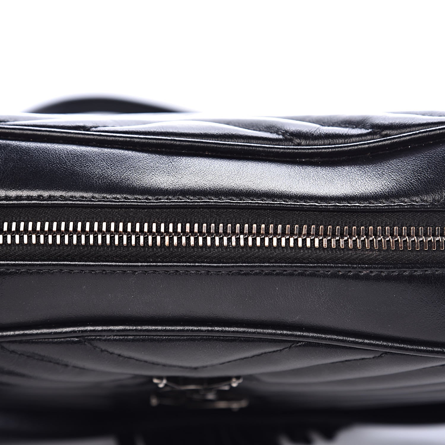Saint Laurent Calfskin Matelasse Monogram Lou Camera Bag Black 9 of 16